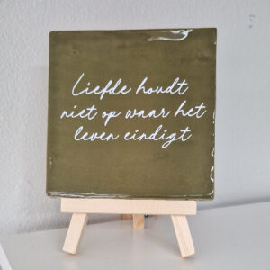 Liefde houdt niet op